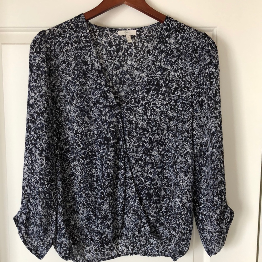 Joie wrap blouse